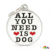 My Family Známka Charms - NEED DOG My Family Známka Charms - NEED DOG