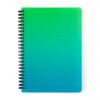 Twin wire blok A5 PP OMBRE zelená Twin wire blok A5 PP OMBRE zelená
