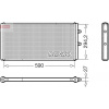 Chladič motora DENSO DRM05076 Chladič motora DENSO DRM05076