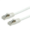 S/FTP (PiMF) Patchkábel LSOH 1m cat.6, biely, Cu S/FTP (PiMF) Patchkábel LSOH 1m cat.6, biely, Cu