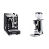 La Pavoni Mini Cellini, black + ECM V-Titan 64 La Pavoni Mini Cellini, black + ECM V-Titan 64