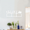 drevo zivota Fotorámik LOVE na stenu Farebný vzor: Biela, Veľkosť fotoramčiků: 9x13 drevo zivota Fotorámik LOVE na stenu Farebný vzor: Biela, Veľkosť fotoramčiků: 9x13