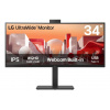 LG UltraWide - 34BA85QE-B - 34 - IPS - 3440x1440 - 60Hz - 5ms - Black - 2R LG UltraWide - 34BA85QE-B - 34 - IPS - 3440x1440 - 60Hz - 5ms - Black - 2R
