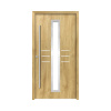 Hliníkovo-oceľové vchodové dvere pasívne Hestia 100 x 210 cm L dub prírodný Hliníkovo-oceľové vchodové dvere pasívne Hestia 100 x 210 cm L dub prírodný