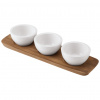 Villeroy & Boch set 3 misiek na dip/omáčku 0,60ml + podnos 365x100 mm - Artesano Original Villeroy & Boch set 3 misiek na dip/omáčku 0,60ml + podnos 365x100 mm - Artesano Original