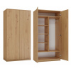 Šatníková skriňa SD-90 dub artisan Šatníková skriňa SD-90 dub artisan