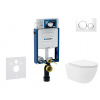 Geberit Kombifix Set predstenovej inštalácie, klozetu Oudee Vortex a dosky softclose, tlačidlo Sigma20, biela/chróm SANI15CA3186 Geberit Kombifix Set predstenovej inštalácie, klozetu Oudee Vortex a dosky softclose, tlačidlo Sigma20, biela/chróm SANI15CA3186
