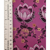 Krojový brokát cyklamenový -bieložltý kvet Krojový brokát cyklamenový -bieložltý kvet