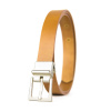 Luxusný dámsky kožený opasok BRUSH GOLD, šírka 2.5cm, Ručná výroba na Slovensku - Koňaková Luxusný dámsky kožený opasok BRUSH GOLD, šírka 2.5cm, Ručná výroba na Slovensku - Koňaková