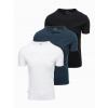 Súprava pánskych tričiek bavlna čierna/biela/tmavomodrá OM-TSBS-0232 V1 XXL Súprava pánskych tričiek bavlna čierna/biela/tmavomodrá OM-TSBS-0232 V1 XXL