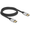Delock DisplayPort prepojovací kábel Konektor DisplayPort 2 m čierna, strieborná 80634 16K UHD, pozlátené kontakty, trojžilový tienený Kábel DisplayPort; 80634 Delock DisplayPort prepojovací kábel Konektor DisplayPort 2 m čierna, strieborná 80634 16K UHD, pozlátené kontakty, trojžilový tienený Kábel DisplayPort; 80634