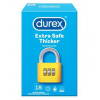 Durex Extra Safe Thicker hrubšie kondómy s väčším množstvom gélu 18 ks