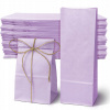 DARČEKOVÉ TAŠKY FIALOVÉ PASTELOVÉ 10x7x28 SADA 100 ks na sladkosti EKO DARČEKOVÉ TAŠKY FIALOVÉ PASTELOVÉ 10x7x28 SADA 100 ks na sladkosti EKO