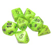 Sada kociek na RPG: Chessex - Vortex Bright Green Black (7 ks) Sada kociek na RPG: Chessex - Vortex Bright Green Black (7 ks)