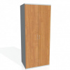 Šatníková policová skriňa Strong, 80x192x60 cm, jelša/sivá Šatníková policová skriňa Strong, 80x192x60 cm, jelša/sivá
