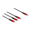 DELOCK, USB Charging Cable 3 in 1 USB Type-C to 86711 DELOCK, USB Charging Cable 3 in 1 USB Type-C to 86711