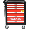 Servisná skriňa s nástrojmi YATO YT-55307, 185 dielov, 6 zásuviek Servisná skriňa s nástrojmi YATO YT-55307, 185 dielov, 6 zásuviek