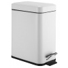 Aqualine Simple Line - Odpadkový kôš obdĺžnikový 5 l, matná biela GAQ005W Aqualine Simple Line - Odpadkový kôš obdĺžnikový 5 l, matná biela GAQ005W