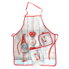 MAKRO - Chňapka sada 3ks, rukavica, podložka a zástera, vianočná MAKRO - Chňapka sada 3ks, rukavica, podložka a zástera, vianočná