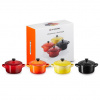 Le Creuset Zapekacia miska 10 cm, 250 ml, sada 4 ks, kamenina Le Creuset Zapekacia miska 10 cm, 250 ml, sada 4 ks, kamenina