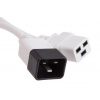 Napájecí šňůra 1.5 m, Bílá, A: Rovný, B: Přímý Polyvinylchlorid, 250 V RS PRO Napájecí šňůra 1.5 m, Bílá, A: Rovný, B: Přímý Polyvinylchlorid, 250 V RS PRO