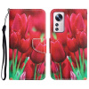 Peňaženkové 3D puzdro COLORED na Xiaomi 12 Lite – Tulipány Peňaženkové 3D puzdro COLORED na Xiaomi 12 Lite – Tulipány