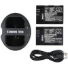 Batéria s nabíjačkou pre Canon EOS 5D Mark II, EOS 7D a ďalšie, 2000 mAh, Li-Ion Batéria s nabíjačkou pre Canon EOS 5D Mark II, EOS 7D a ďalšie, 2000 mAh, Li-Ion