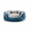 JK ANIMALS, pelech Yetti M,jemný pelech pre malé a stredné psy, petrolejový, 53×53×16 cm JK ANIMALS, pelech Yetti M,jemný pelech pre malé a stredné psy, petrolejový, 53×53×16 cm