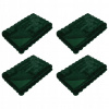 Prikrývka z umelej králičej kožušiny 4 ks Tmavozelená 220 x 240 cm Prikrývka z umelej králičej kožušiny 4 ks Tmavozelená 220 x 240 cm
