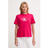 Calvin Klein Jeans tričko dámske bavlnené LV047B865G ružová XS Calvin Klein Jeans tričko dámske bavlnené LV047B865G ružová XS
