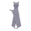 NEW BABY Mušelínový usínáčik Cat grey 30x30 sivá NEW BABY Mušelínový usínáčik Cat grey 30x30 sivá