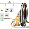 Pásek LED COB t.b. 8W/m 24V IP20 50m Pásek LED COB t.b. 8W/m 24V IP20 50m