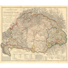 JOSEF MARX VON LICHTENSTERN (1765-1828):: Mapa Uhorska. Medirytina. Viedeň, 1806 Druh potlače: Exkluzívne prevedenie na plátne v drevených lištách 75x64 - Reprodukcia dekoračnej historickej mapy na st JOSEF MARX VON LICHTENSTERN (1765-1828):: Mapa Uhorska. Medirytina. Viedeň, 1806 Druh potlače: Exkluzívne prevedenie na plátne v drevených lištách 75x64 - Reprodukcia dekoračnej historickej mapy na st