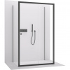 CERANO - Trostenný sprchovací kút Varone POINT UL/P - 6 mm - čierna matná, transparentné sklo - 90x90x195 cm - posuvný CERANO - Trostenný sprchovací kút Varone POINT UL/P - 6 mm - čierna matná, transparentné sklo - 90x90x195 cm - posuvný