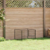 zahrada-XL Koterec pre psa čierny 100x100x70 cm oceľ 150789 zahrada-XL Koterec pre psa čierny 100x100x70 cm oceľ 150789