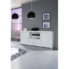 Cama Meble Komoda SAMBA 5, biely mat/biely lesk Cama Meble Komoda SAMBA 5, biely mat/biely lesk