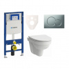 Cenovo zvýhodnený závesný WC set Geberit do ľahkých stien / predstenová montáž + WC Laufen Laufen Pro Nordic SIKOGES3H3 Cenovo zvýhodnený závesný WC set Geberit do ľahkých stien / predstenová montáž + WC Laufen Laufen Pro Nordic SIKOGES3H3