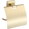 Mexen Arno, držiak na toaletný papier s krytom, zlatá matná, 7020733-55 Mexen Arno, držiak na toaletný papier s krytom, zlatá matná, 7020733-55