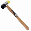 Kraft&Dele KD904, Gumovo-plastové kladivo s drevenou rukoväťou | 35 mm Kraft&Dele KD904, Gumovo-plastové kladivo s drevenou rukoväťou | 35 mm