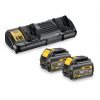 Nabíjačka XR FLEXVOLT dual 2x18V/9,0Ah (54V/3,0Ah) DEWALT Nabíjačka XR FLEXVOLT dual 2x18V/9,0Ah (54V/3,0Ah) DEWALT