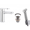 Deante Alpinia, umývadlová batéria vrátane bitedovej spŕšky + kovová zátka Click-Clack s prepadom, chrómová, BGA_027M Deante Alpinia, umývadlová batéria vrátane bitedovej spŕšky + kovová zátka Click-Clack s prepadom, chrómová, BGA_027M