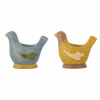 Bloomingville BIRDY Keramické poháriky na vajíčka - Vtáčiky / 2 Ks Bloomingville BIRDY Keramické poháriky na vajíčka - Vtáčiky / 2 Ks