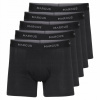 Pánske boxerky XL bavlnené čierne 5-pack Roxy Solid komplet Pánske boxerky XL bavlnené čierne 5-pack Roxy Solid komplet