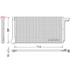 Kondenzátor klimatizácie DENSO DCN10028 Kondenzátor klimatizácie DENSO DCN10028
