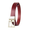 Luxusný dámsky kožený opasok BRUSH GOLD, šírka 2.5cm, Ručná výroba na Slovensku - Bordová Luxusný dámsky kožený opasok BRUSH GOLD, šírka 2.5cm, Ručná výroba na Slovensku - Bordová