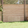zahrada-XL Koterec pre psa strieborný 100x100x70 cm oceľ 150792 zahrada-XL Koterec pre psa strieborný 100x100x70 cm oceľ 150792