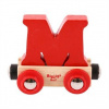 Bigjigs Rail Vagónik k drevenej vláčikovej dráhe - písmeno M Bigjigs Rail Vagónik k drevenej vláčikovej dráhe - písmeno M