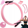 13-dielna sada kruhových cvičebných kruhov na pilates, strečingový pás na ruky a nohy, ramená, ružová 13-dielna sada kruhových cvičebných kruhov na pilates, strečingový pás na ruky a nohy, ramená, ružová