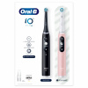 Magnetické zubné kefky Oral-B iO 6 dvojbalenie čierna a ružová Magnetické zubné kefky Oral-B iO 6 dvojbalenie čierna a ružová