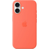 iPhone 16 Silicone Case with MagSafe - Tangerine MDGN4ZM/A iPhone 16 Silicone Case with MagSafe - Tangerine MDGN4ZM/A